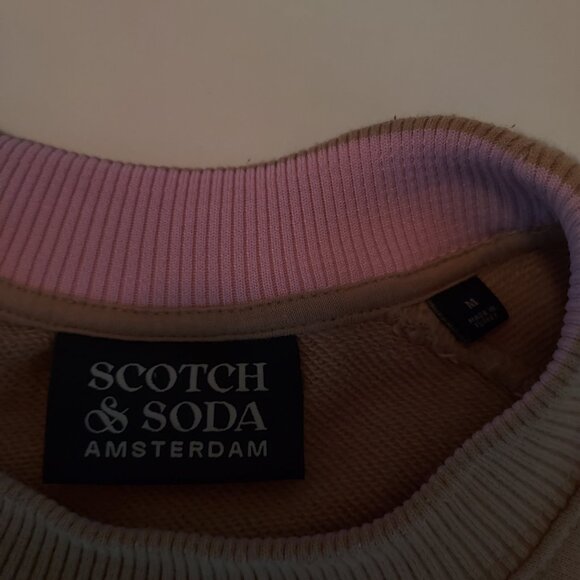 Scotch & Soda Unisex Organic Crew Neck Sweatshirt Size Med - Picture 11 of 11